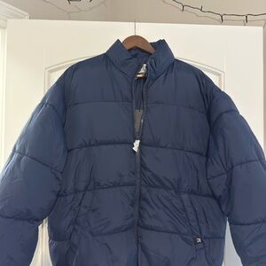 Men's Blue Puffer Jacket